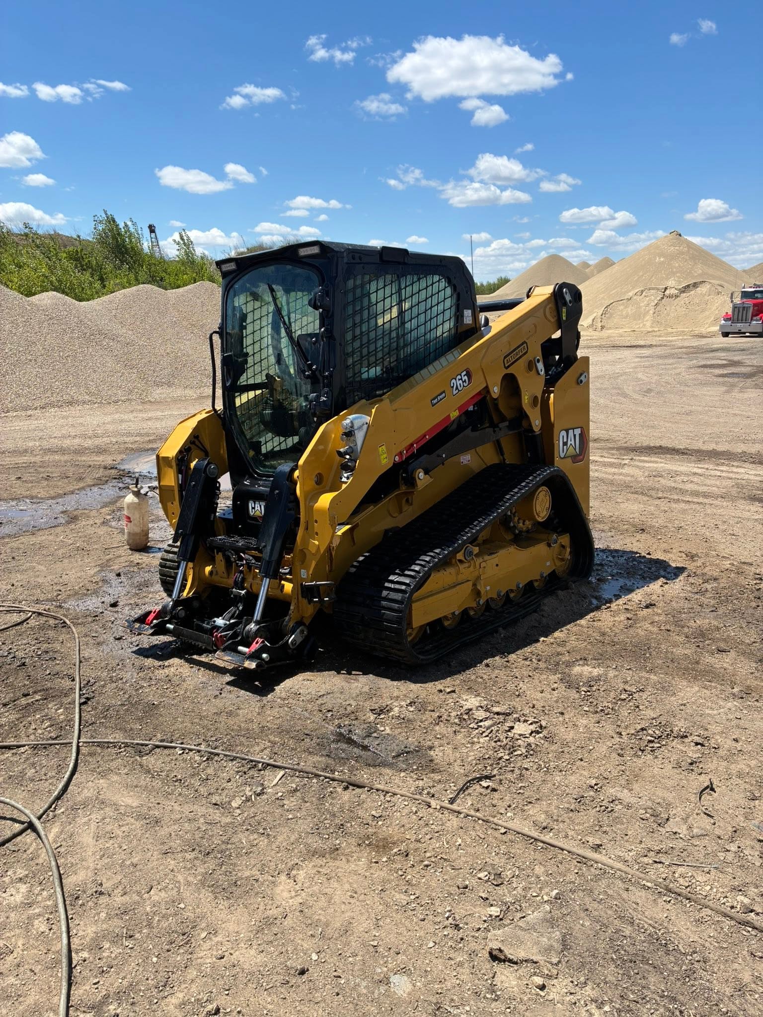 CAT 265 loader wash